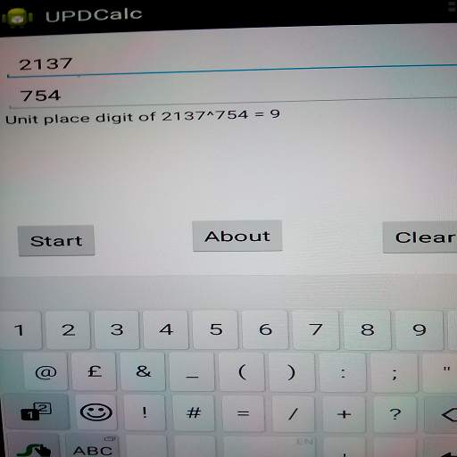 Unit Place Digit Calculator скриншот 2