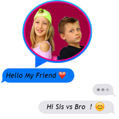 Chat with SIS vs BRO Prank icon