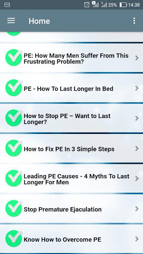 Premature Ejaculation : Information and Tips screenshot 4