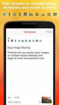 Polarfox: Facebook Twitter WP screenshot 1