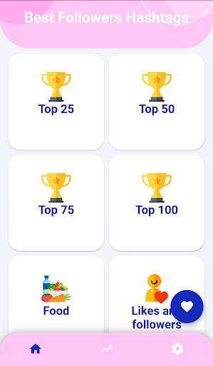 Followers Hashtags Selection for Instagram screenshot 1