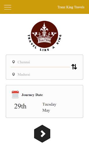 Tranz King Travels - Online Bus Tickets Booking screenshot 1