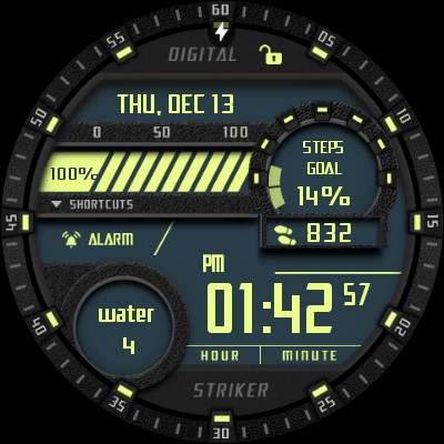 Digital Striker Watch Face screenshot 11