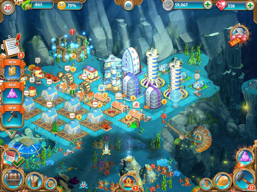 Aquapolis. Free city building! screenshot 7
