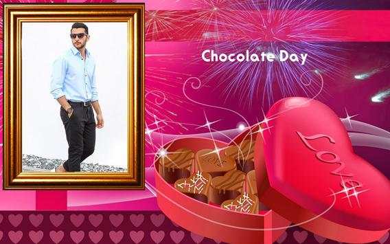 Chocolate Day Photo Frame Editor 2 تصوير الشاشة