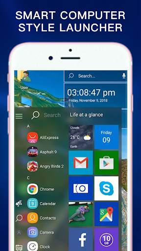 Smart Computer Style Launcher screenshot 1