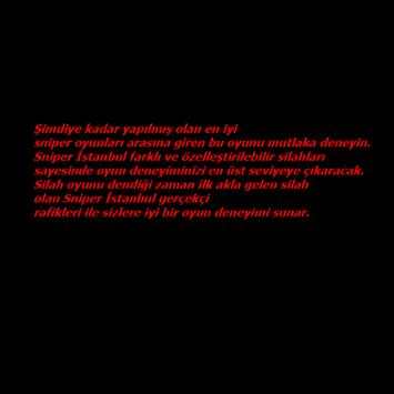 Sniper İstanbul First Blood screenshot 2