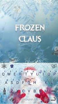 Frozen Claus Kika Keyboard screenshot 1