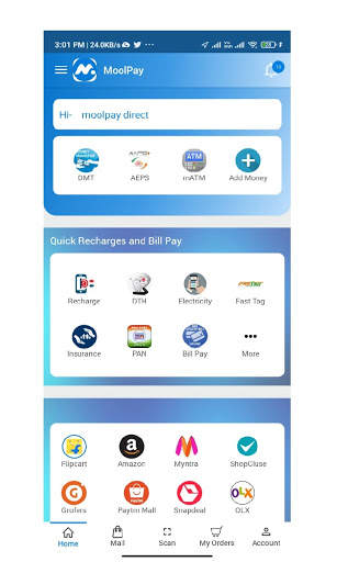 MoolPay - Recharge ,AEPS screenshot 2