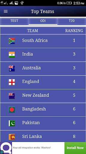 Cricket Info - watch online cricket screenshot 3