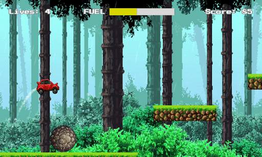 Jumping Race - Retro Game Car Racing screenshot 2