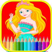Princess Coloring Book icon