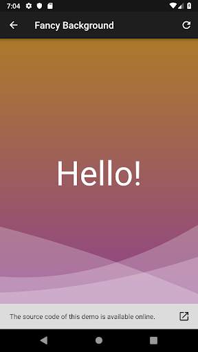 Simple Animations Example App screenshot 1