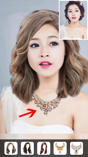 Hairstyle Photo Editor screenshot 1