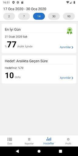 Dexcom CLARITY screenshot 2