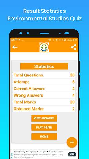 Environmental Studies Quiz screenshot 7