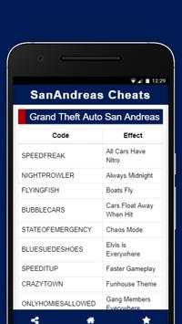 GTA SanAndreas Cheatcode screenshot 2