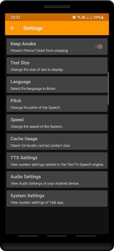 Talk screenshot 2