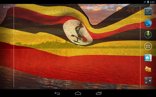 Uganda Flag Live Wallpaper screenshot 8