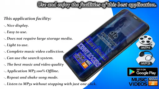 KENNY ROGERS Offline MP3 & Video Album Collection screenshot 3