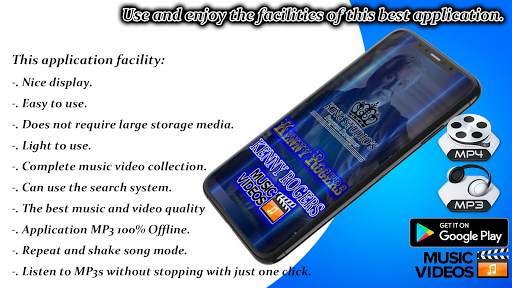 KENNY ROGERS Offline MP3 & Video Album Collection screenshot 3