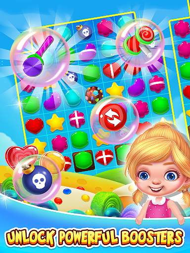 Crazy Candy Blast - Sweet Match 3 Games, Crush it screenshot 4