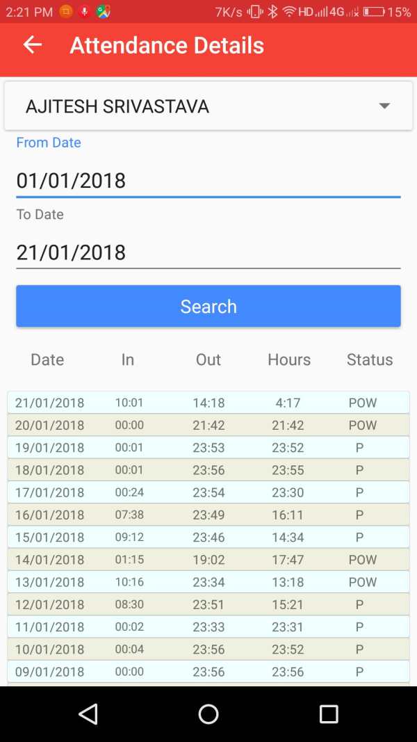 TimeWatch скриншот 2