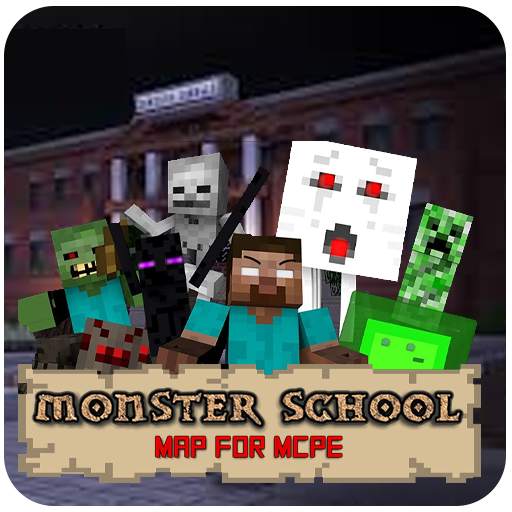 New Monster School Map for Minecraft 1.0