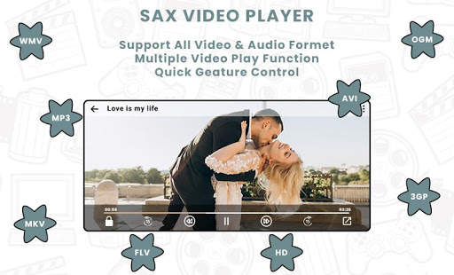 Sax Video Player - XNX Video Player screenshot 1