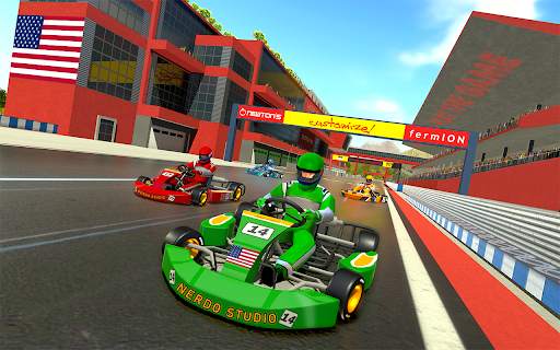 Go Kart Racing Games 3D Stunt screenshot 5