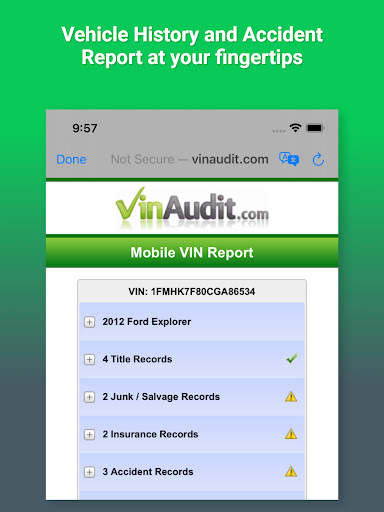 VIN Check Report for Used Cars screenshot 10