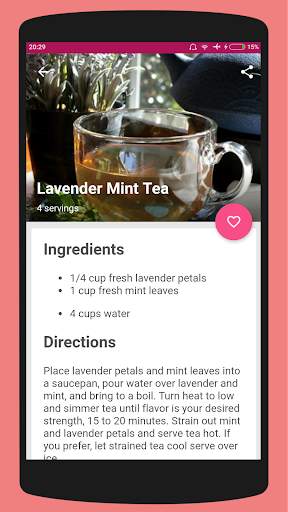 Tea Recipes screenshot 3