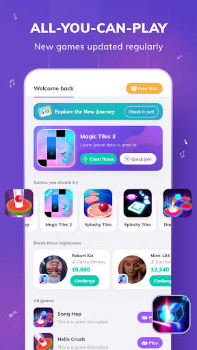 Game of Songs - Music Social Platform screenshot 1