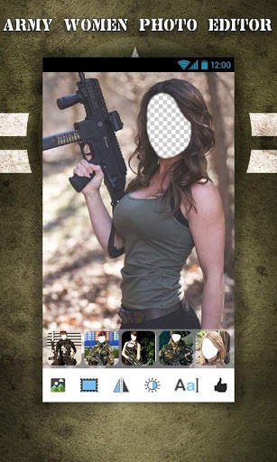 Army Women Photo Editor screenshot 5