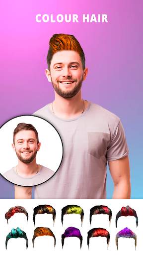 Men Hairstyle Photo Editor 2021: Mustaches & Beard screenshot 6