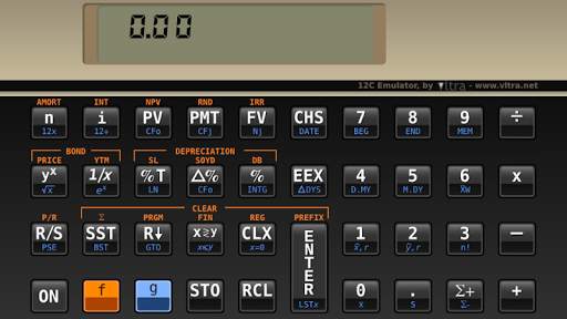 HP 12C Emulator Free Edition 2 تصوير الشاشة