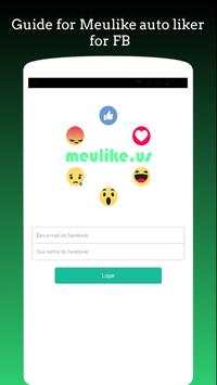 Guide for Meulike auto liker for FB screenshot 2