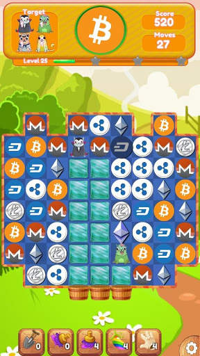 Crypto Crush: The Match 2 Cryptocurrency Game screenshot 1