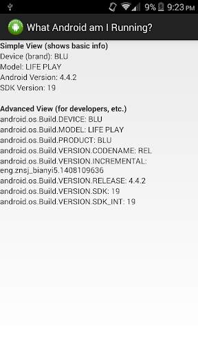 What's my Android Version? screenshot 1