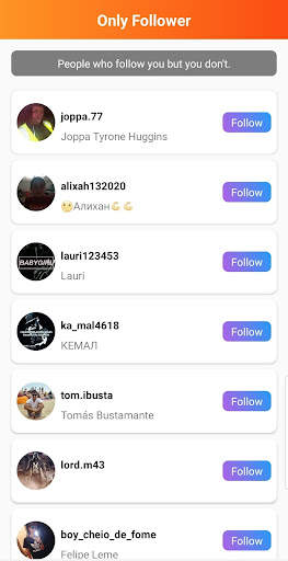 InsPlus - Unfollowers for Instagram screenshot 3