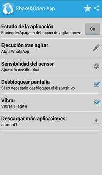Shake&Open App screenshot 1