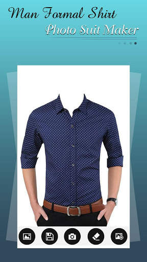 Man Formal Shirt Photo Suit Maker screenshot 5