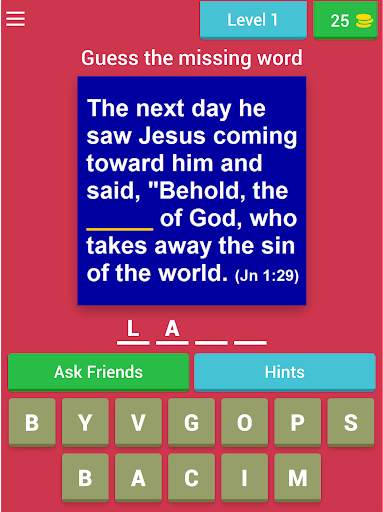 Bible Verse Quiz (Bible Game) screenshot 11