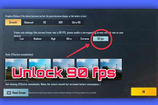 90 FPS   Mode Ipad View screenshot 2