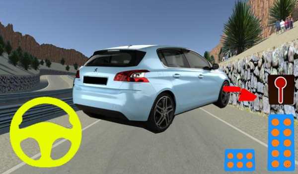 Driving Race Simulator Peugeot screenshot 2