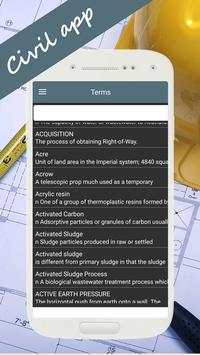 Civil Calculation & Terms , Formulas скриншот 2
