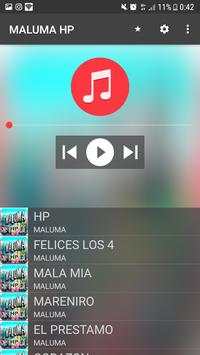musica de  Maluma "HP" screenshot 1