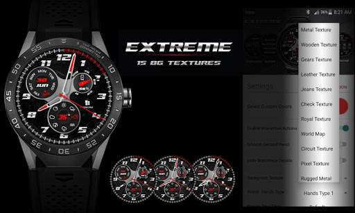Extreme Watch Face & Clock Live Wallpaper screenshot 5
