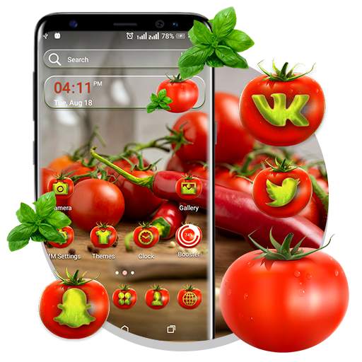 Chili Tomato Launcher Theme 1.0.0