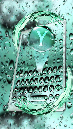 Water Drop Keyboard Theme screenshot 2